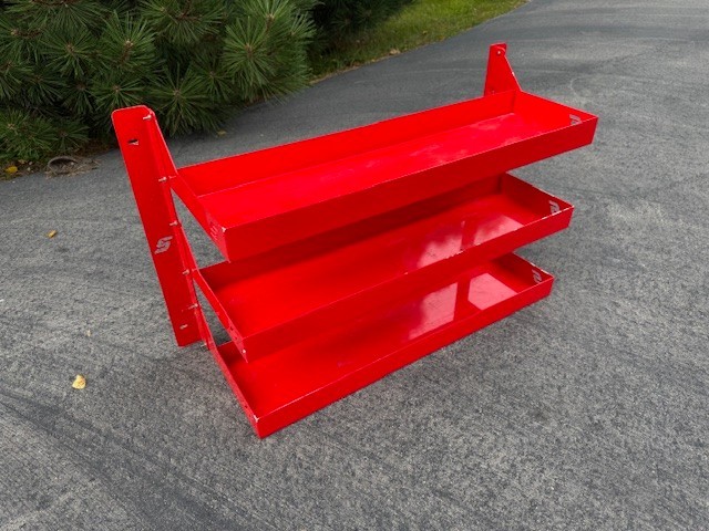 Snap On Tool Truck 3 Shelf Wall Mount Parts Cabinet Dealer Display