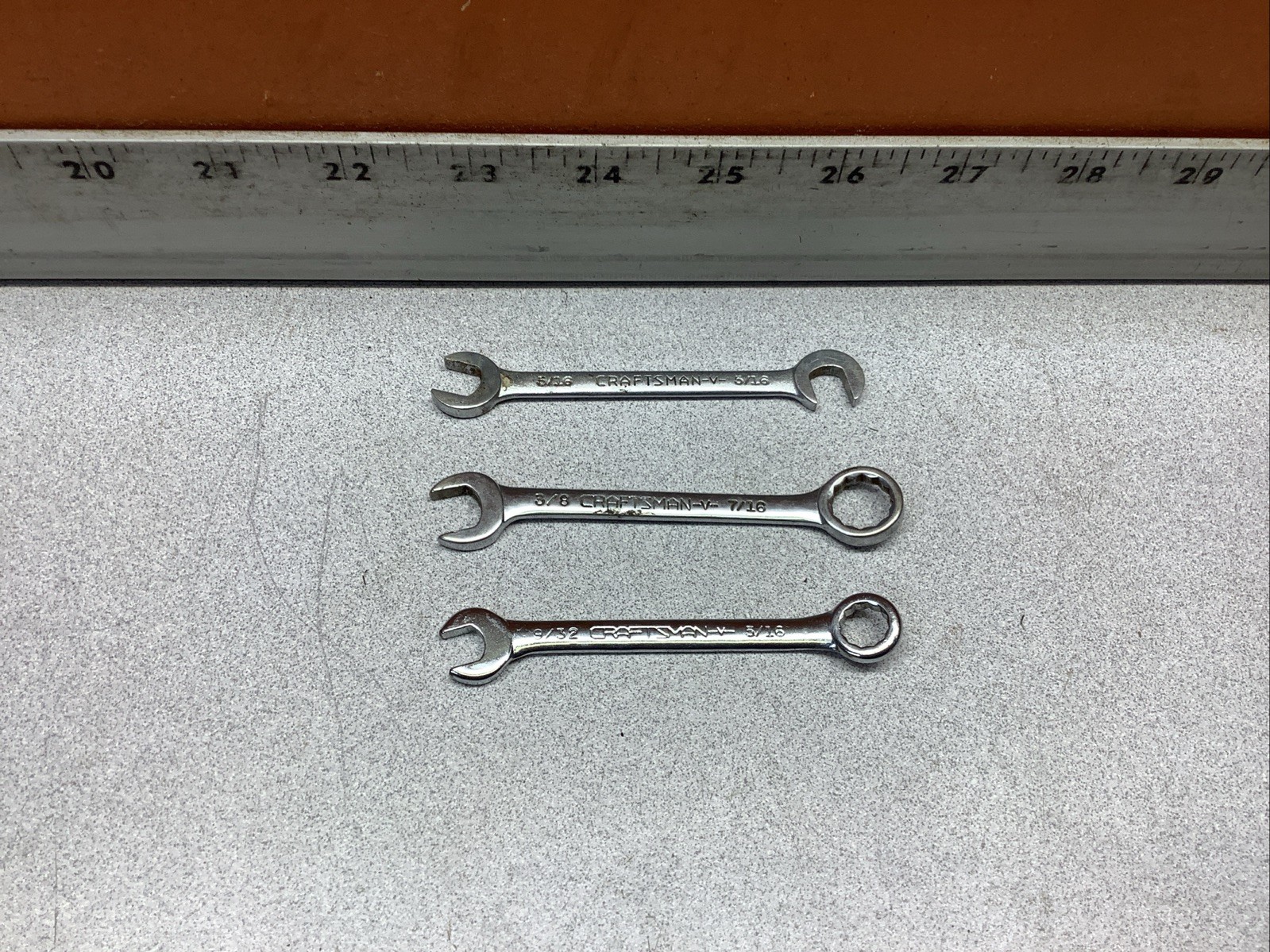 Craftsman 5/16″ x 9/32″, 3/8” x 7/16” Combination 5/16” Open End Ignition Wrench