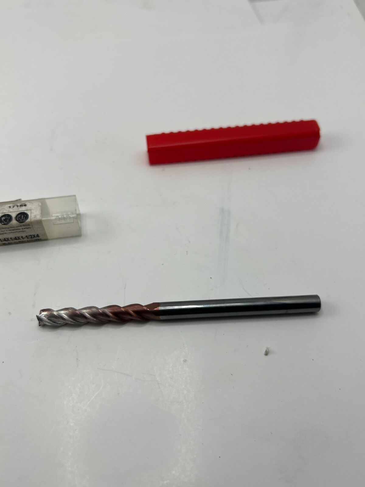Accupro Square End Mill 09798570, 3FL EM XL TICN, 1/4 x 1/4 x 1-1/2 x 4