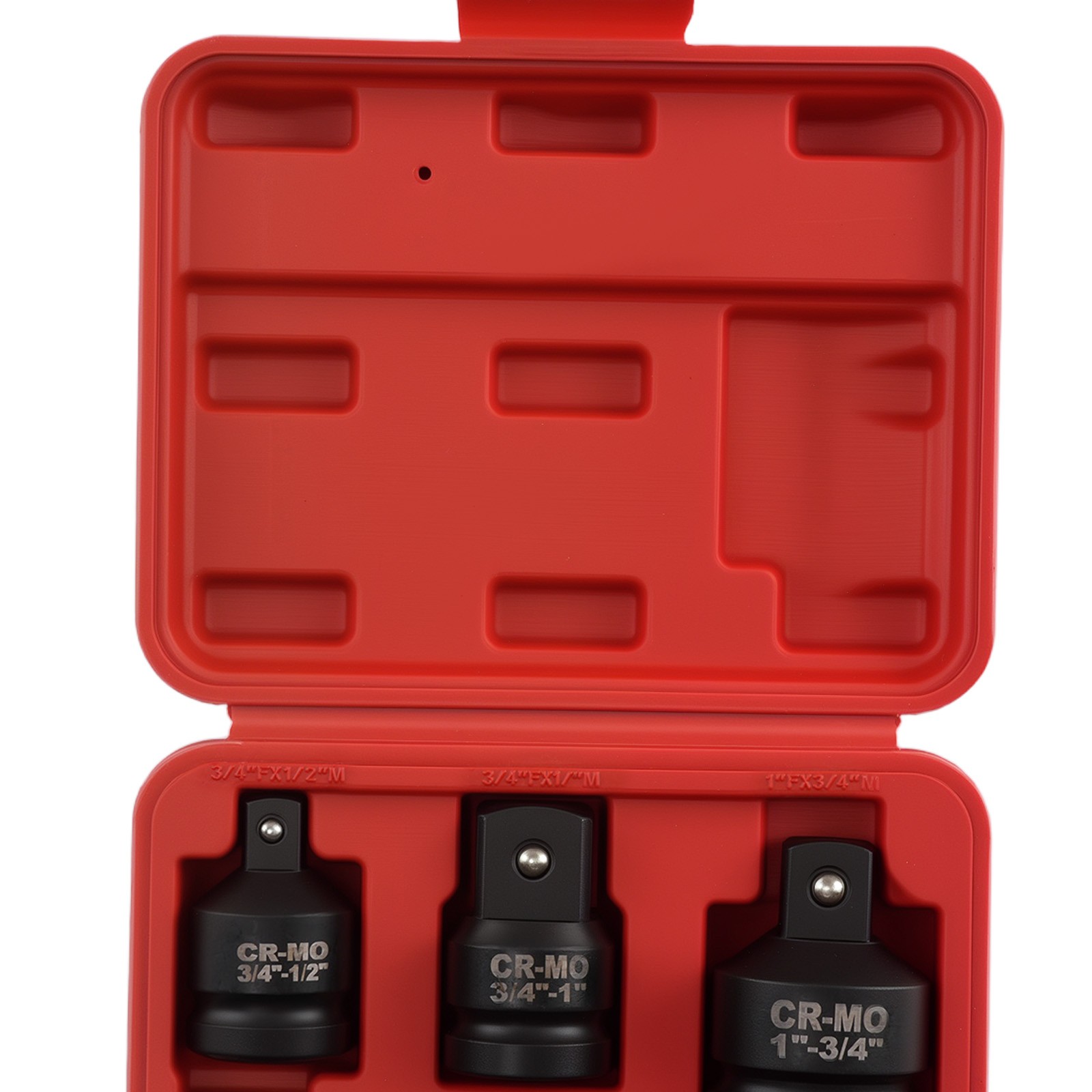 Impact Adapter Set 8pcs 1/4in 3/8in 1/2in 3/4in 1in Socket Reducer CR-MO Steel