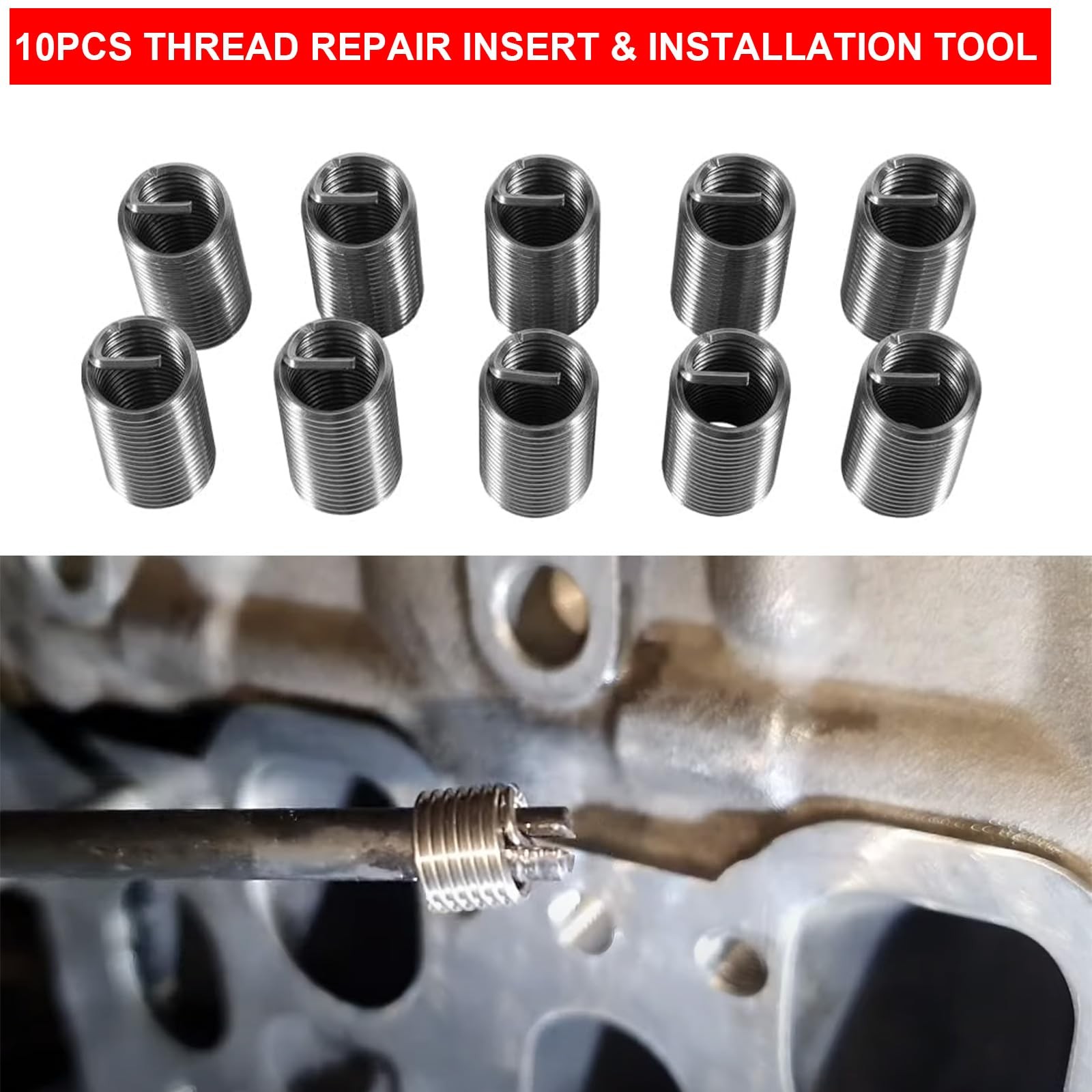 1420 Thread Repair Tool Kit M11.5mmx1.5 for Toyota for Honda B16 Engine Cylinder