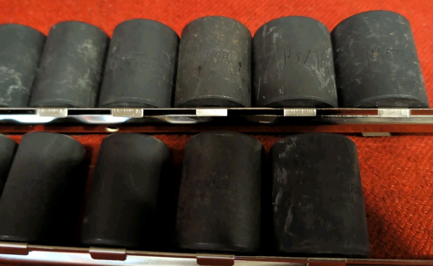 Pittsburgh 37 PC Impact Socket Set 1/2 Metric And Sae, 3/8 Sae Deep And Shallow