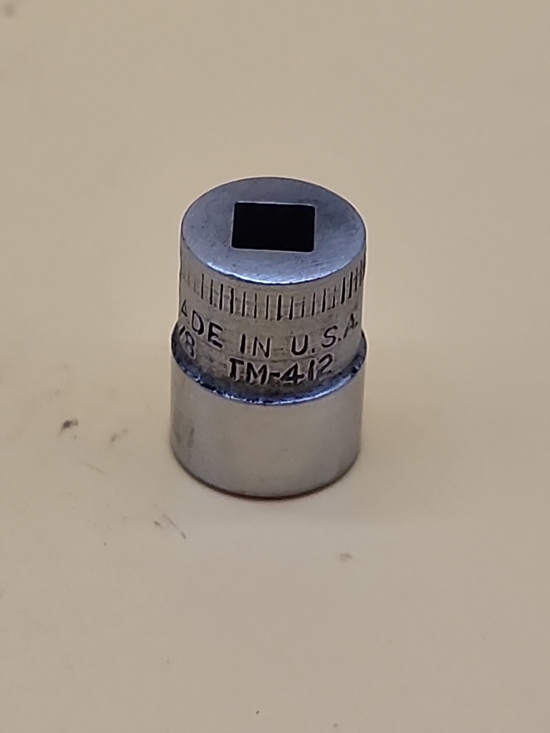 Snap-On Tools 1/4″ Drive 3/8″ SAE 8 Point Double Square Socket TM412