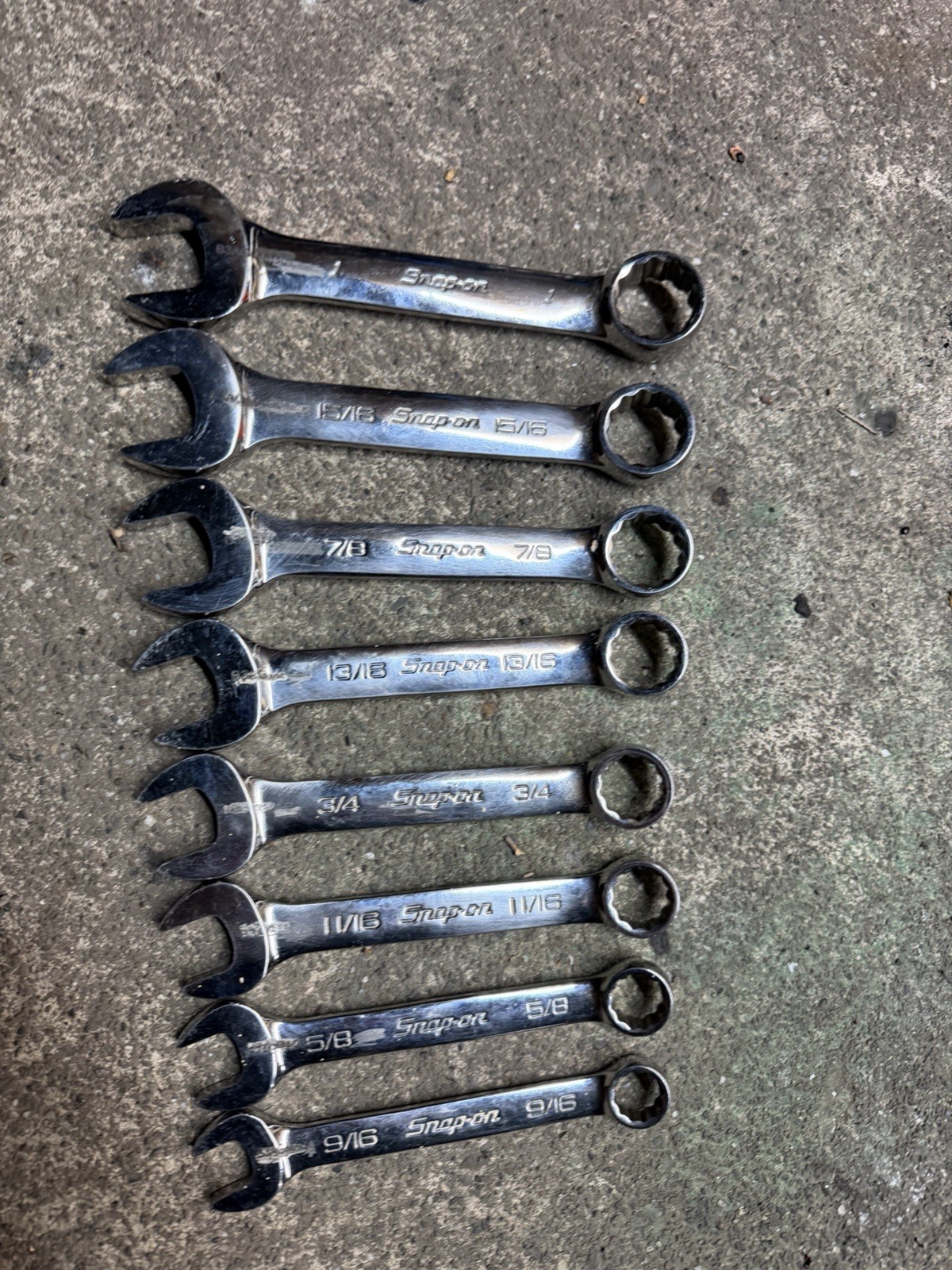 Snap On Set De 8pc OEX B 9/16-5/8-11/16-3/4-13/16-7/8-15/16-1”