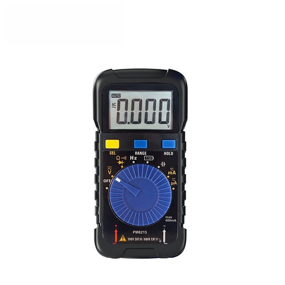 PM8215 Digital Multimeter Pocket Size AC DC Voltage Current Tester 3999 Count