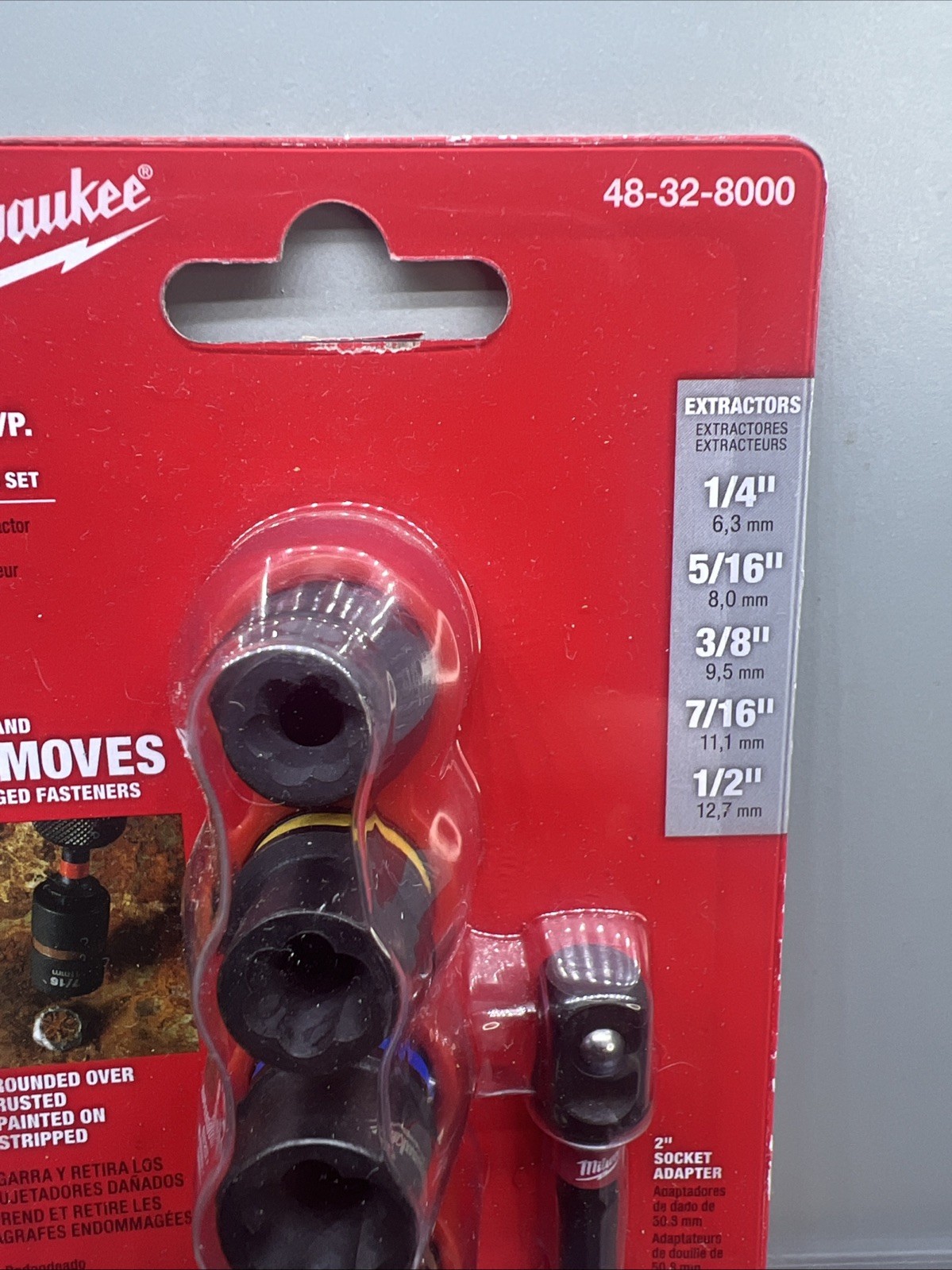 Milwaukee 6 Piece Impact Extractor Set 48-32-8000
