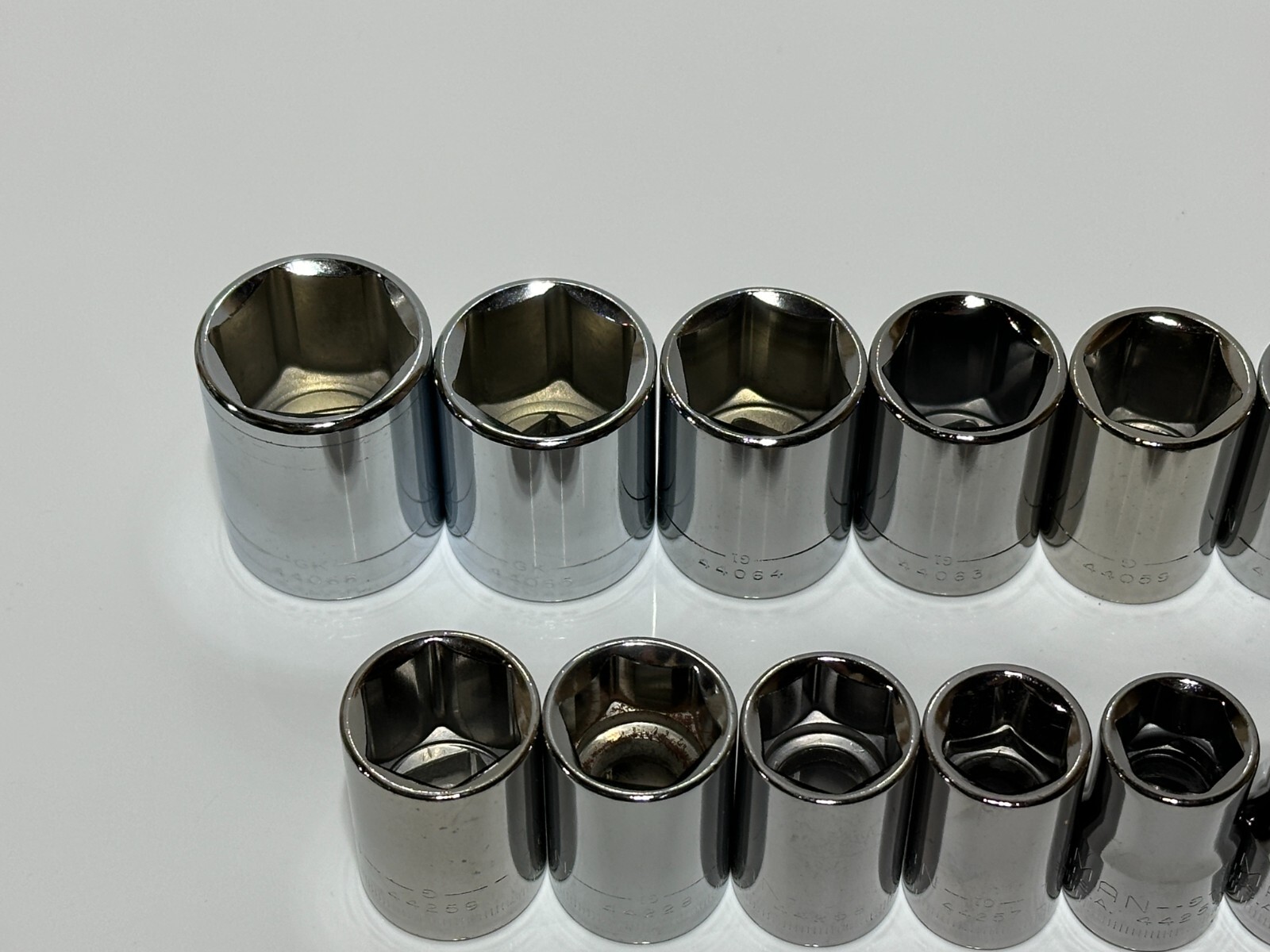 Craftsman USA G (NOS) 20pc SAE & Metric Shallow Socket Set – 1/2″ Drive, 6 Point