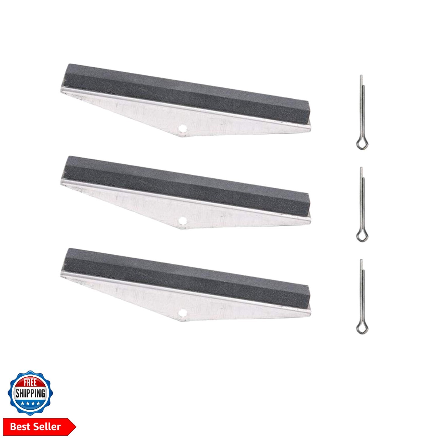 Engine Cylinder Hone Replacement Stones 4″ Long 220 Grit 3- Piece Packed