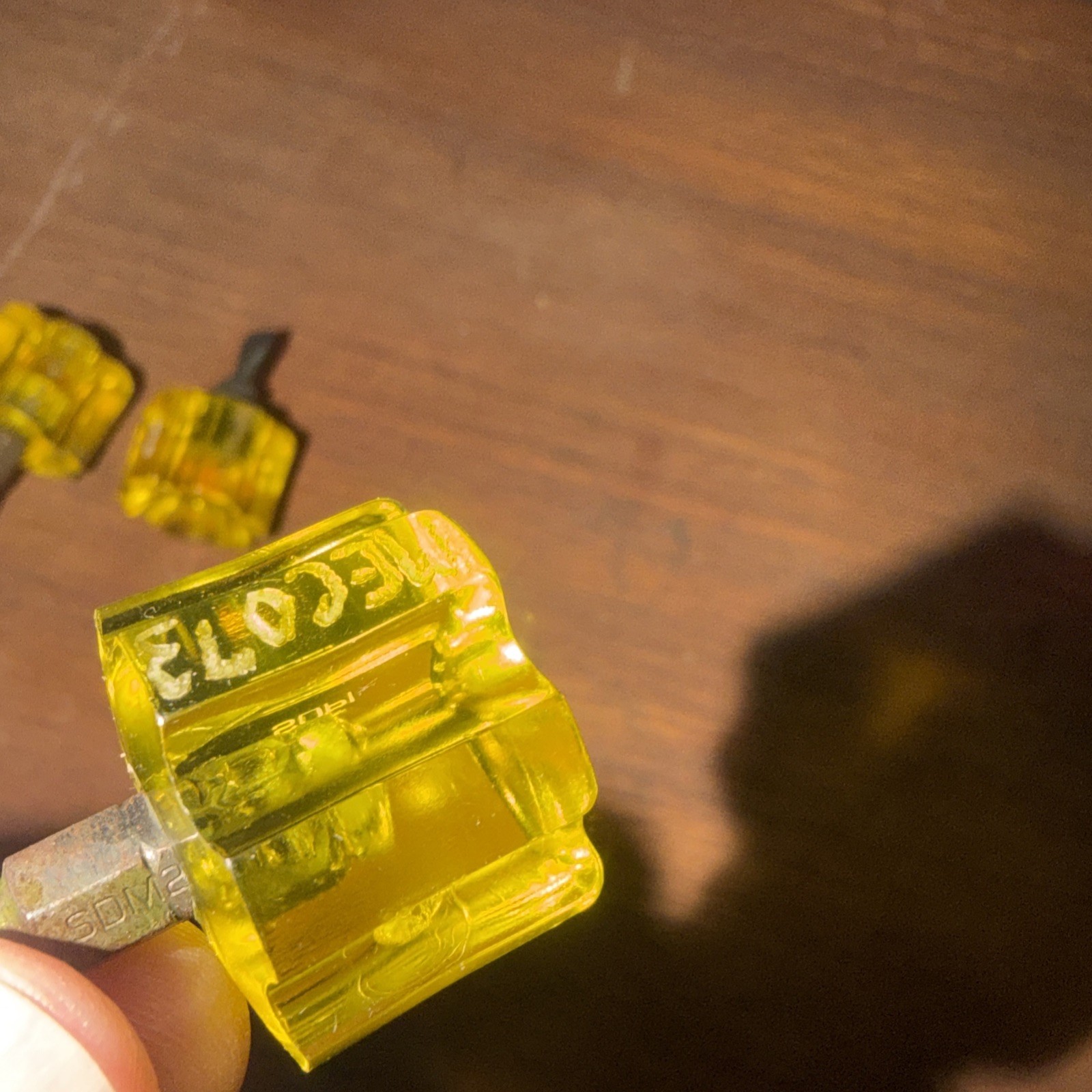 Snap On Micro Stubby Short Amber Screwdrivers SDP1 SDP2 SD11 Flat Slot Phillips