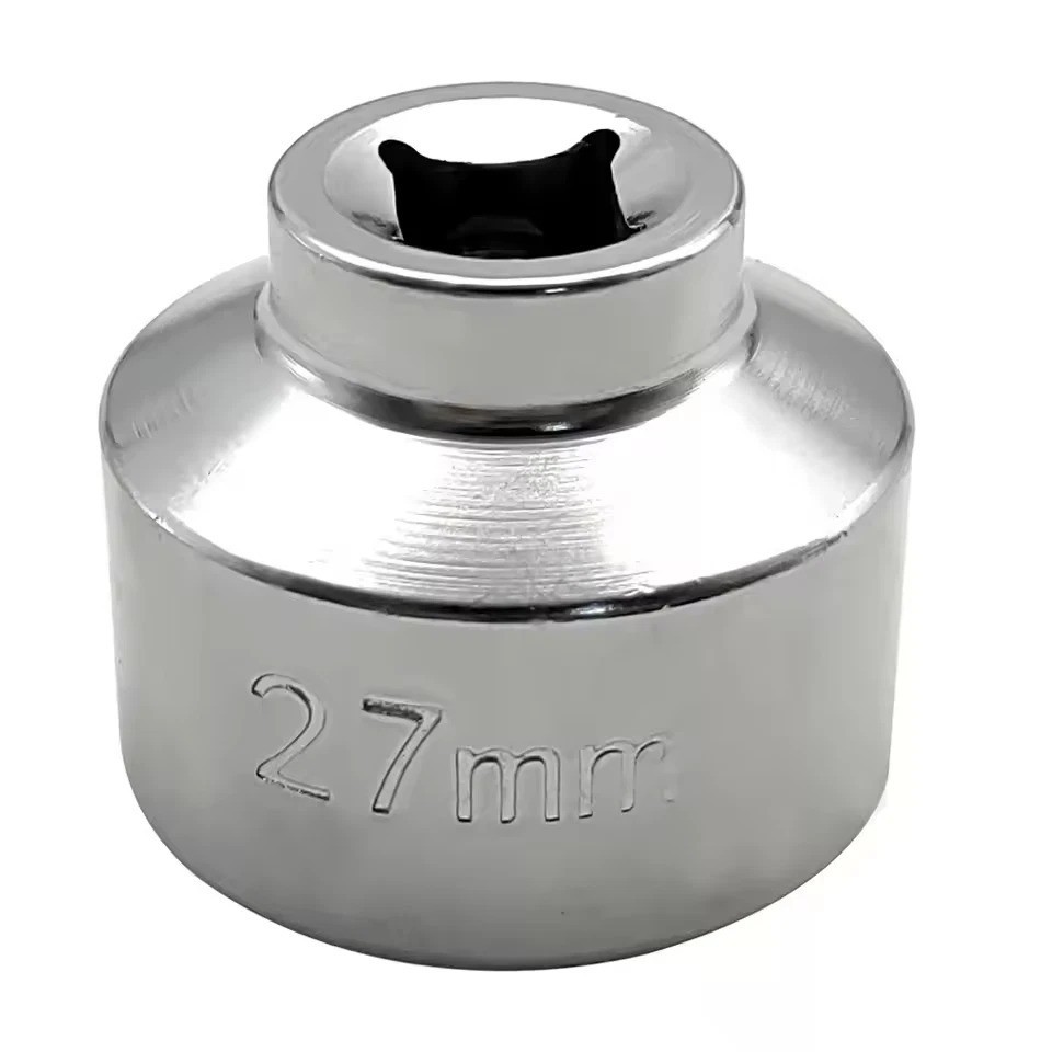 36mm Oil Filter Socket Tool 3/8″Drive Cap Remover Low Profile Socket Wrench C2C6