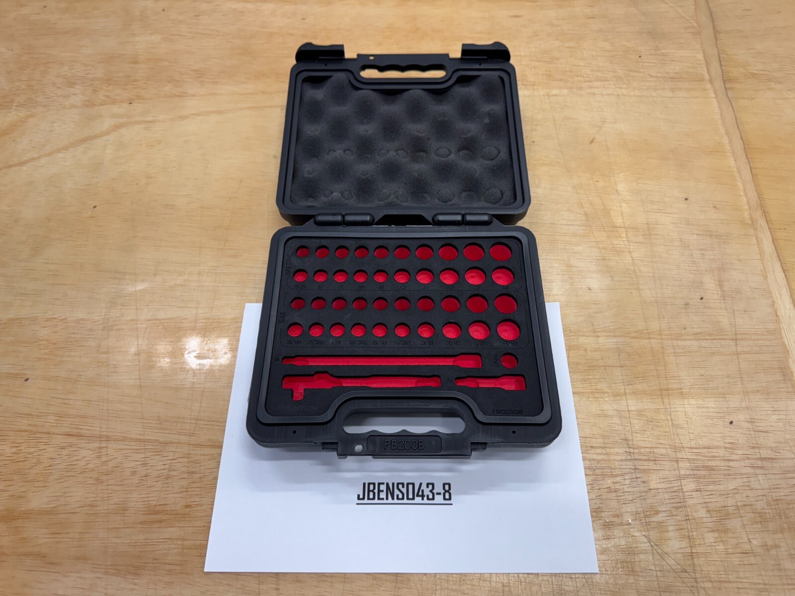 Snap-on Tools NEW 44pc 1/4″ Drive General Service Set CASE & FOAM ONLY 144TMPBFR