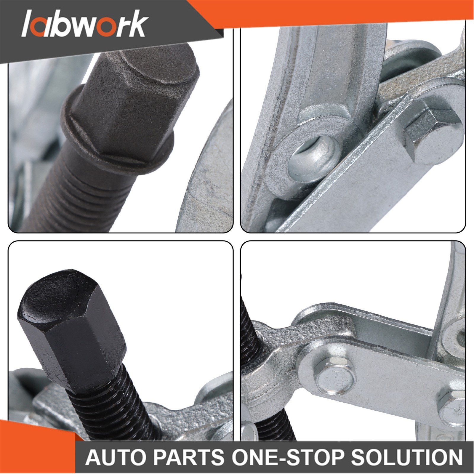 Labwork Heavy Duty 3″ 4″ 6″ Gear Puller Set 3 Jaw Car Pulley Removal Tool