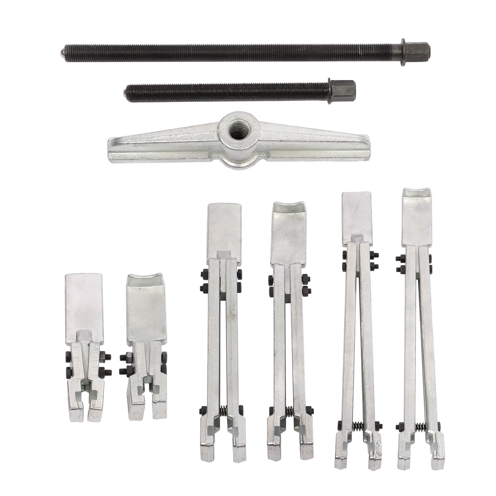 3 in 1 Gear Puller Set Heavy Duty 2 Jaw Bearing Flywheel Puller Kit 9-Piece