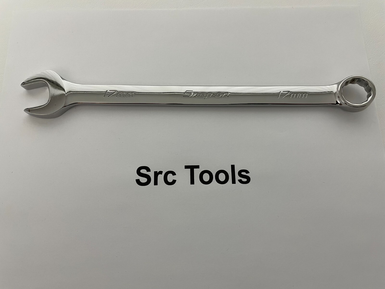 Snap-On Tools USA NEW 17mm Metric Standard Chrome Combo Wrench OEXM170B