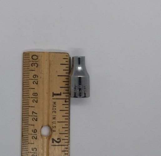 Vintage Craftsman 1/4″ Dr 5/32″ 6 Pt Shallow Socket SAE G 43481 USA NOS