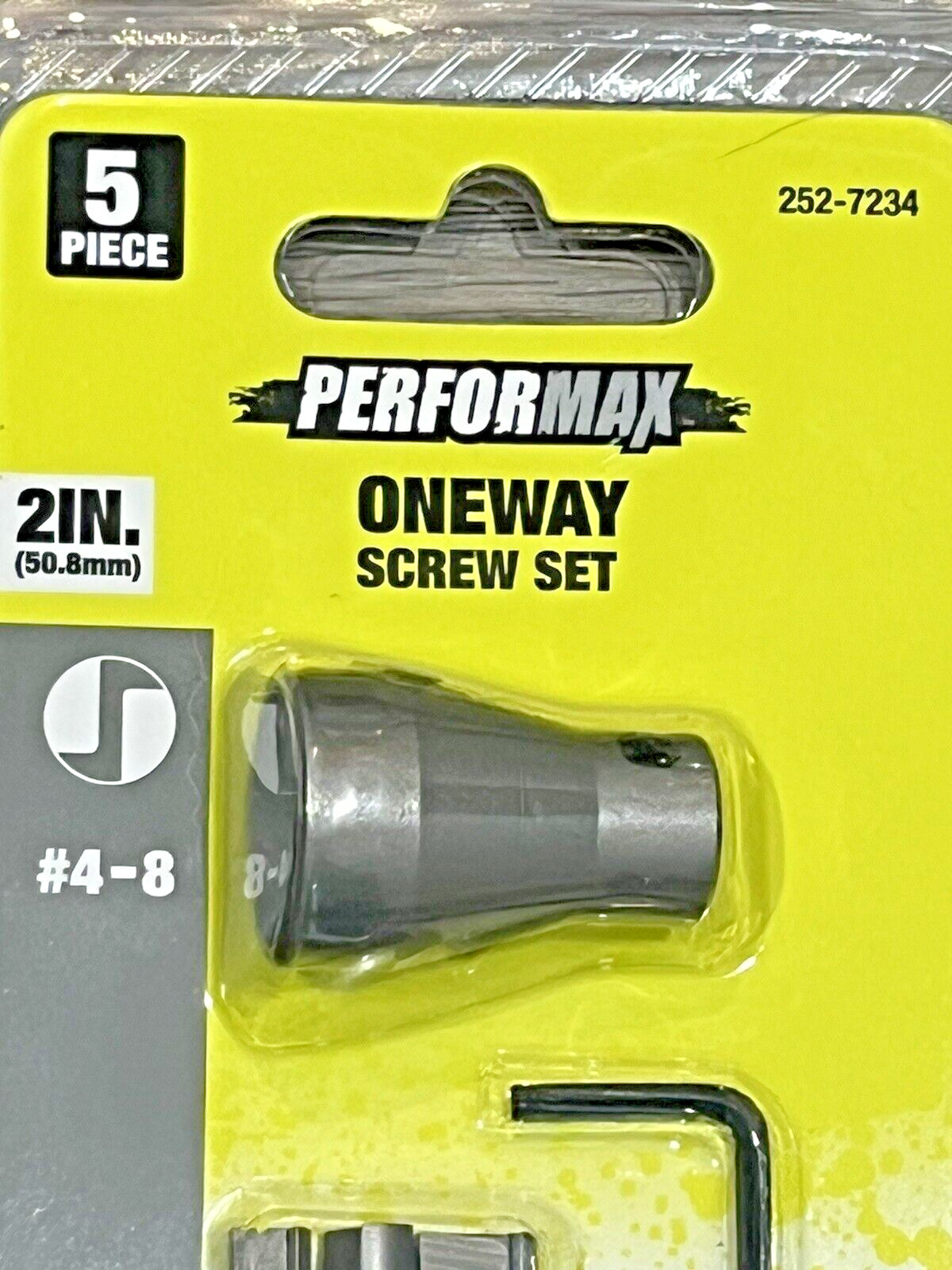 One Way Screw Installer Driver / Remover Extractor 5 Piece Set