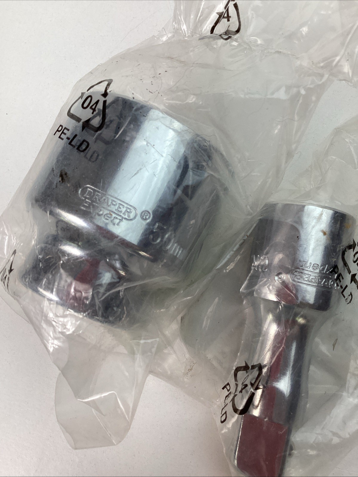 Draper Expert Chrome 3/4” Drive 12 Point 50mm Socket & 3/4” 100mm Extention Bar