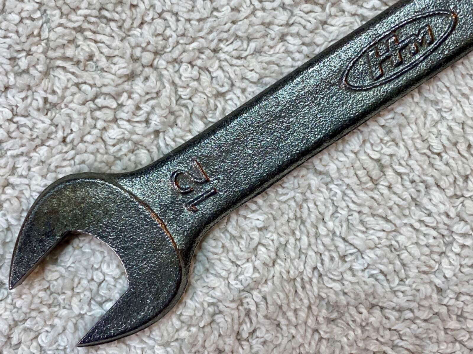Vintage RK Honda Motors 10mm x 12mm Open-End Wrench No. 1211, Made in Japan