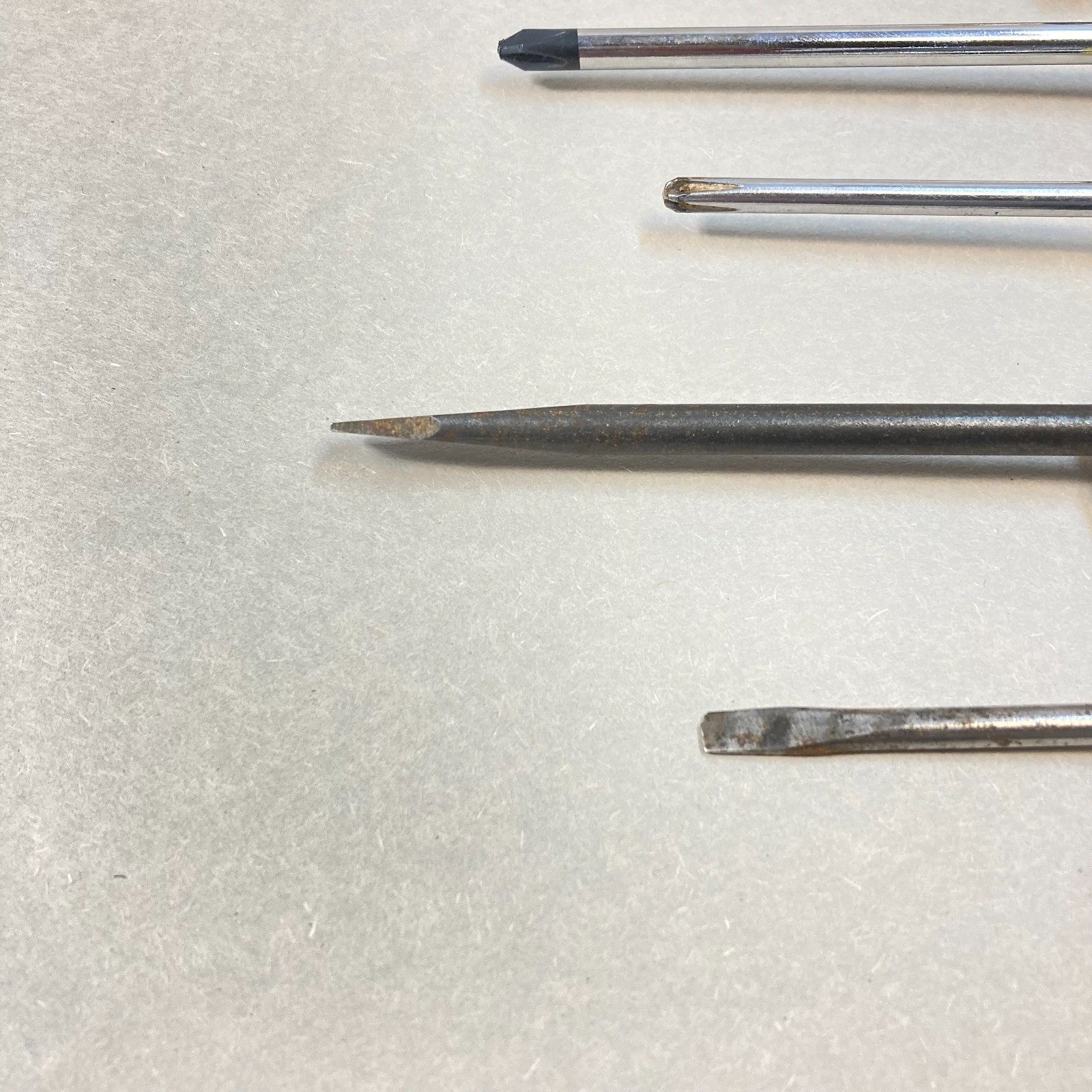 Screwdriver Lot 7 Pc 4 Phillips 3 Flat Slotted