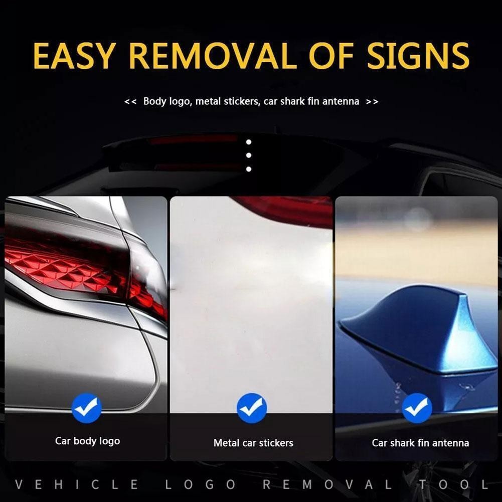 Car Badge Emblem Decal Removal Tool Kit – 60ml Adhesive Remover Uk