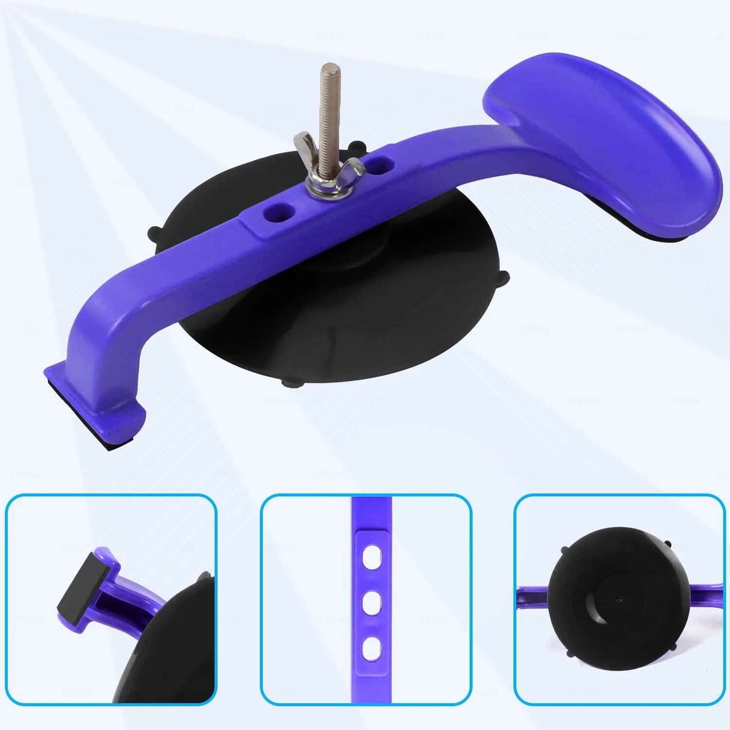 6PCS Suction Cup Clamps kit for Convertible Glass Windshield Repair Gluing