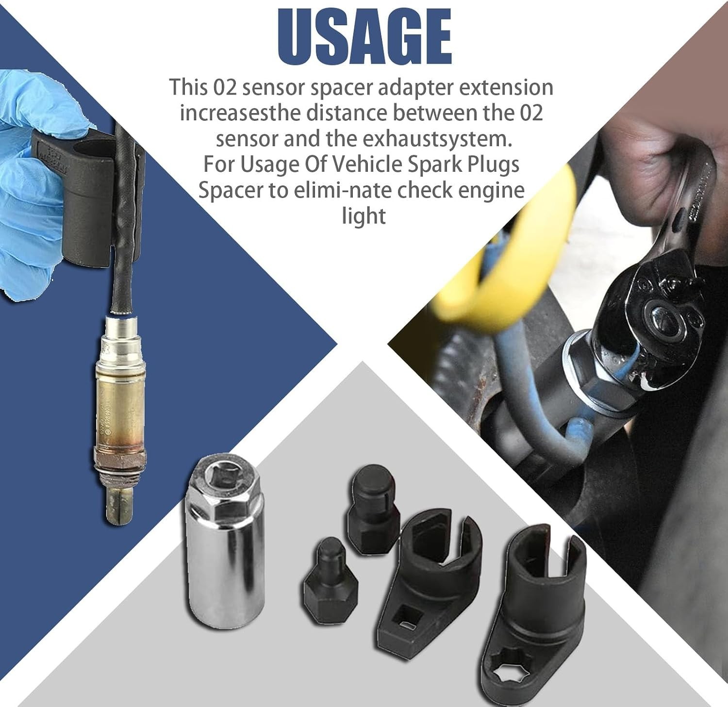 Complete O2 Sensor Socket Set: Forged Steel Tools for Hassle-Free Installation