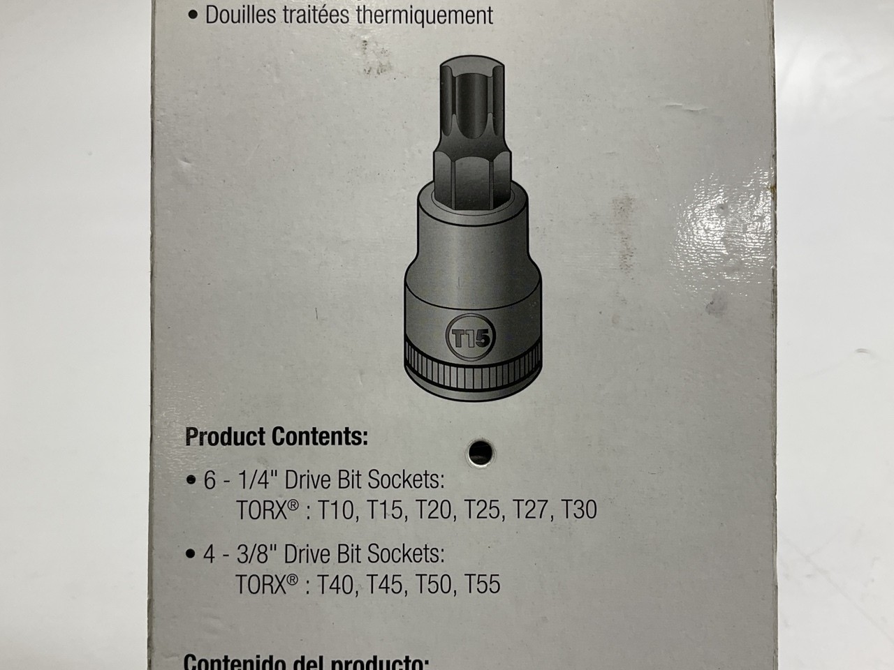 TEQ TP80722N Professional 10-Piece 1/4″ & 3/8″ Drive TorxBit Socket Set T10-T55
