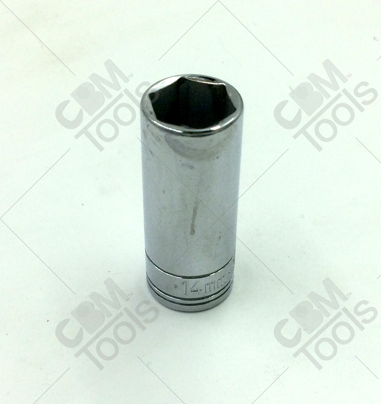 SK Hand Tools 8414 14mm 3/8″ Drive 6pt Deep Chrome Socket