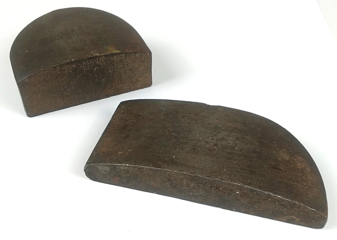 Auto Body Angled Curved Flat Contour Dolly Hand Anvils Vintage Lot of 2 DD1446