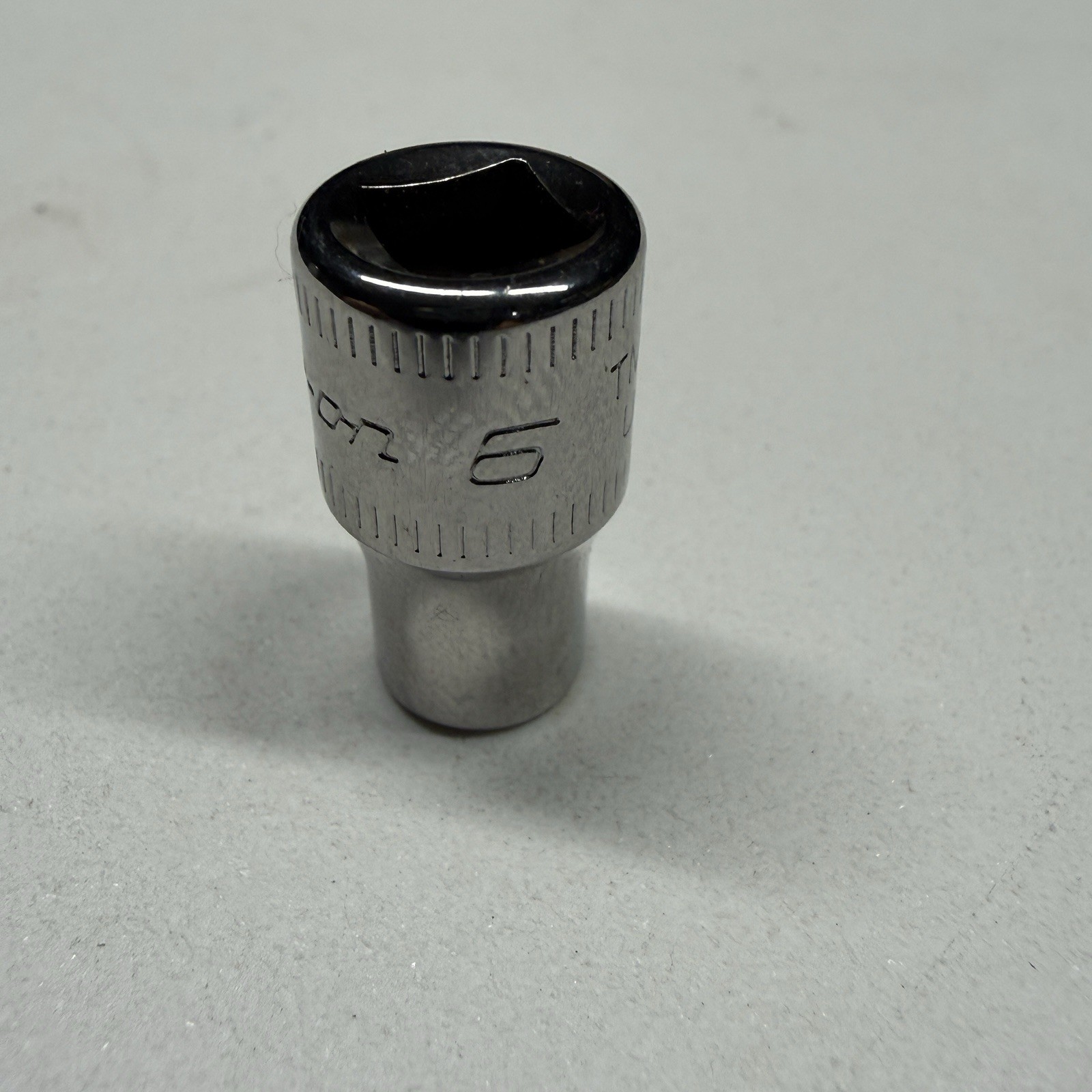 Snap-on Tools TMM6 6mm Metric Flank Drive Shallow Socket 1/4″ Drive 6 Point USA