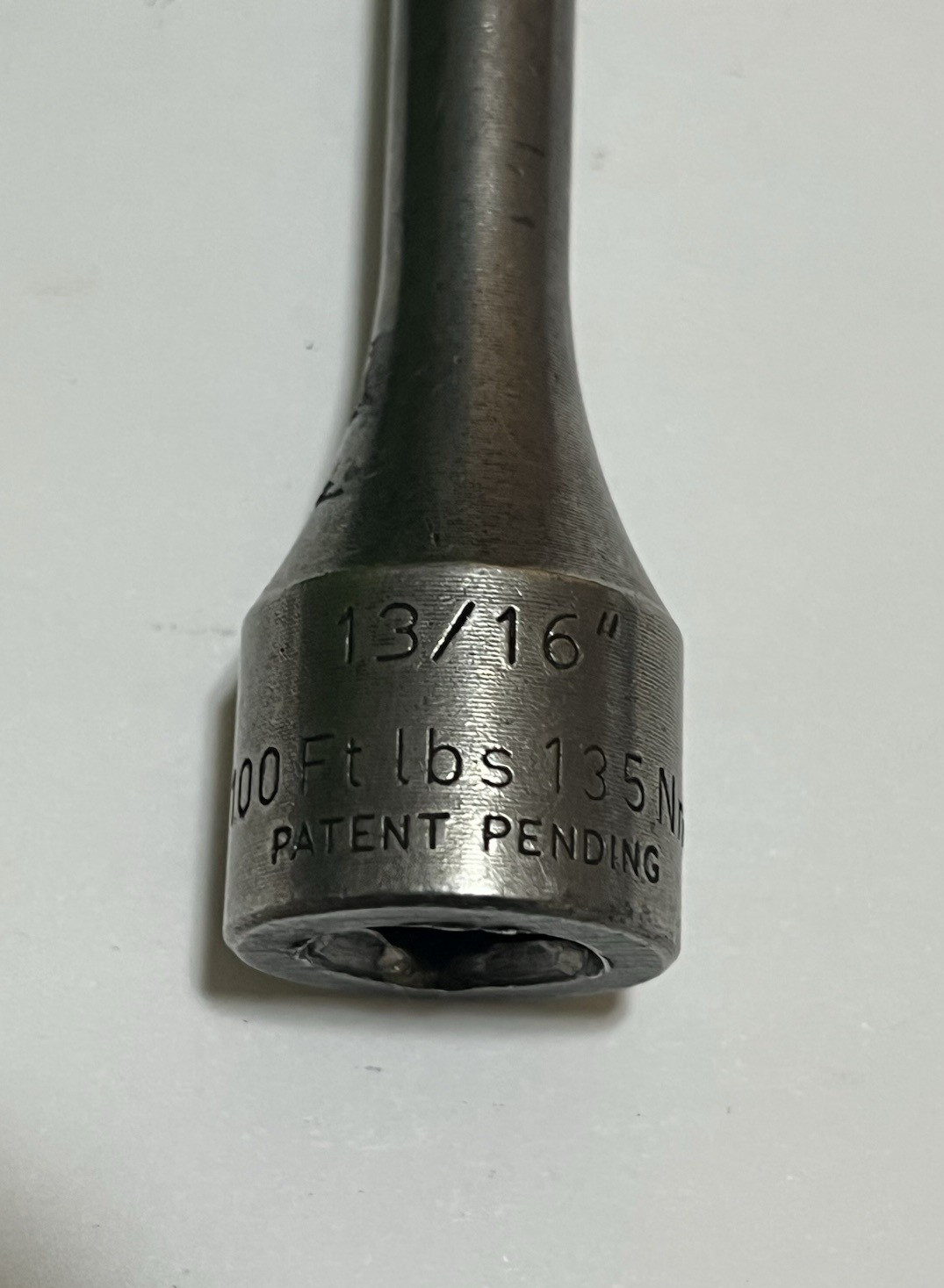 Accutorq Wheel Lug Nut Torque Impact Stick 2 pc Set 3/4 19mm 13/16 x 100 Ft/Lb