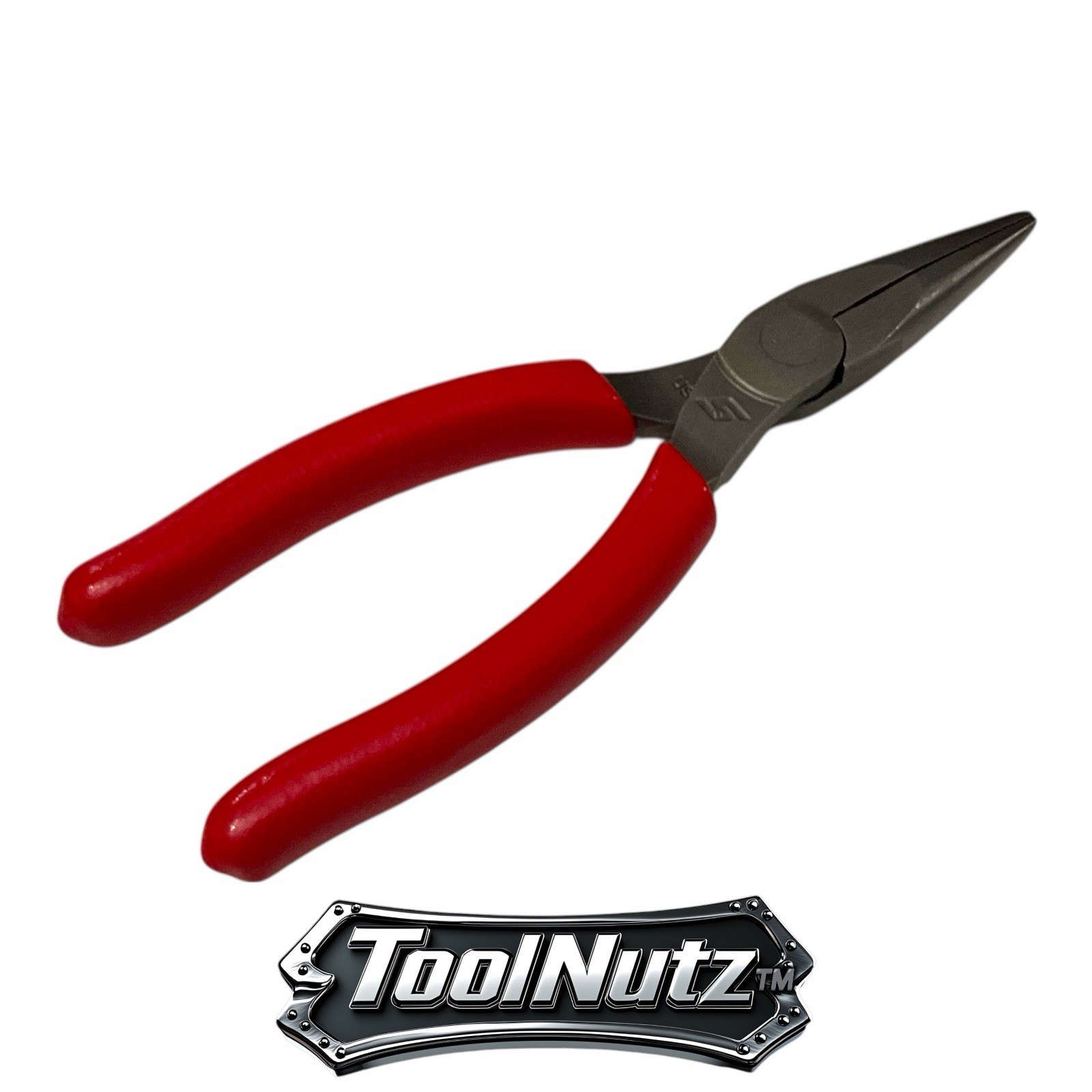 Snap-on Tools NEW 95ACF 6″in. RED Soft Grip Rounded Jaw Needle Nose Pliers USA