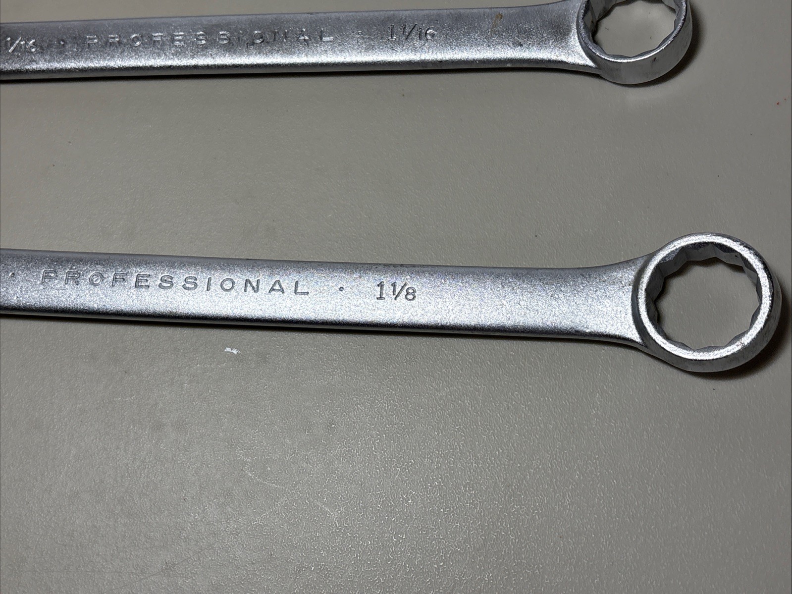 Proto Professional Combination Wrench Set USA 1″ 1232, 1 1/16″ 1234, 1 1/8″ 1236