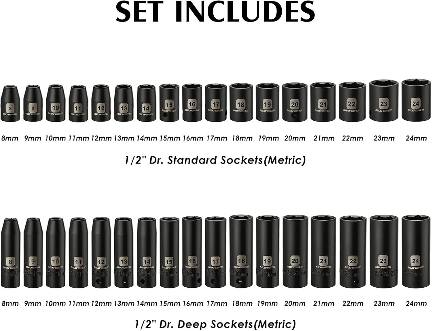 Durable 70-Piece Impact Socket Set with High-Torque Design – Quality Guaranteed