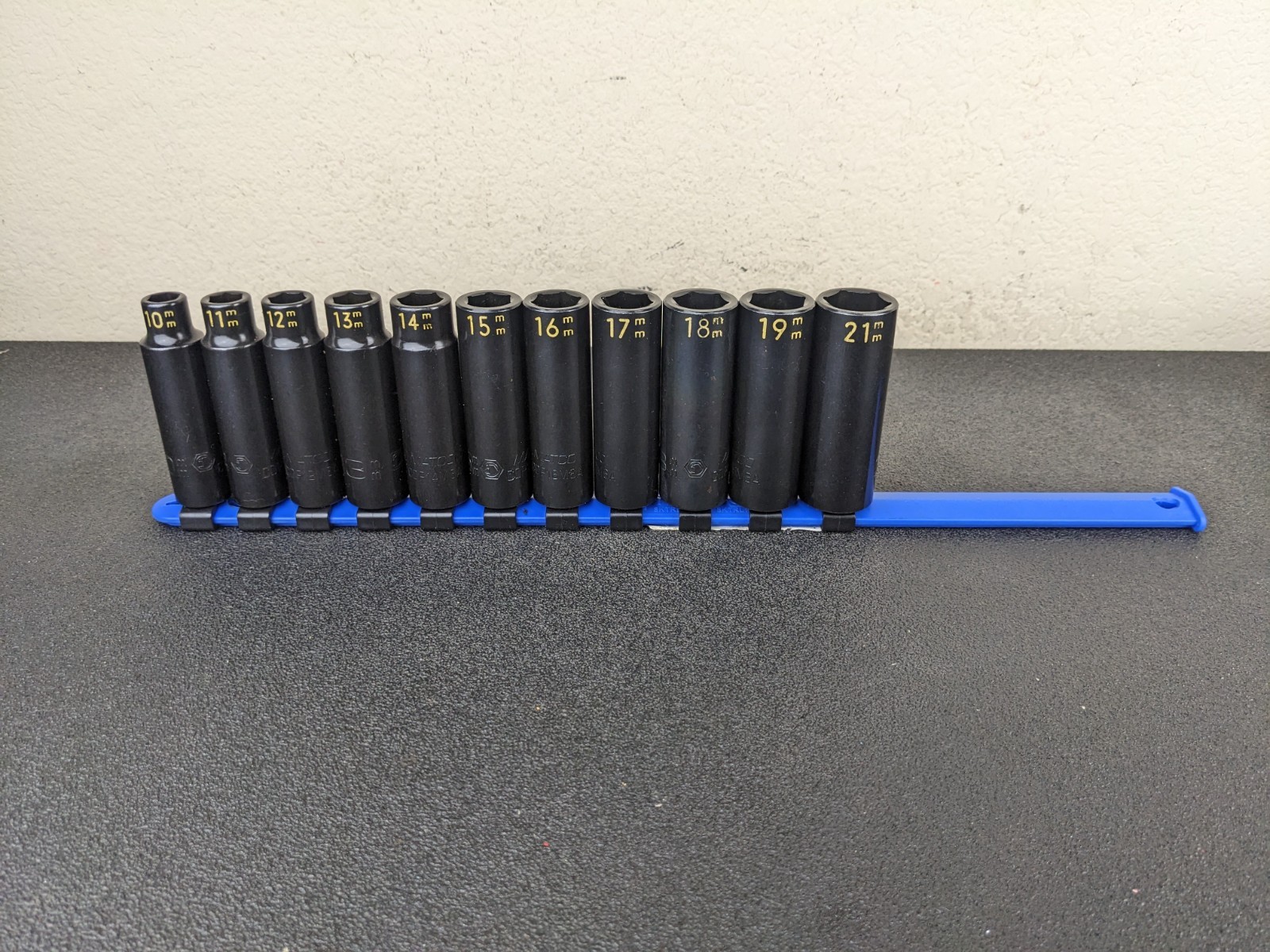 #bp134 Matco Tools NEW 1/2″ Drive METRIC Deep IMPACT Socket Set SCDPM116TA