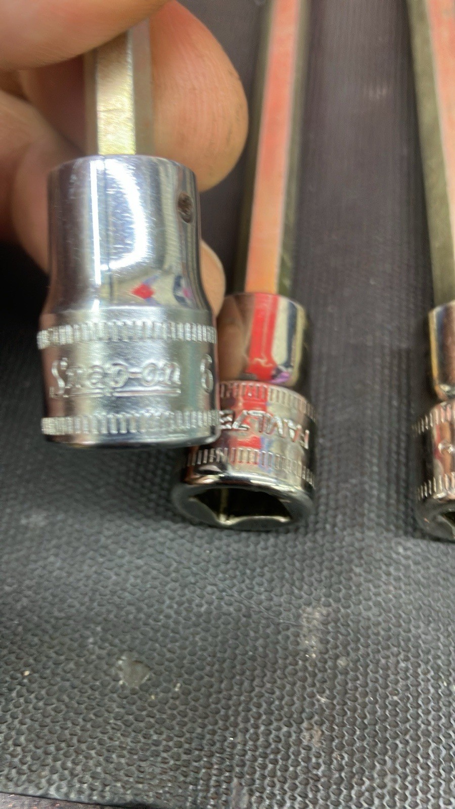 snap on long allen sockets 6-7-8-10 Mm