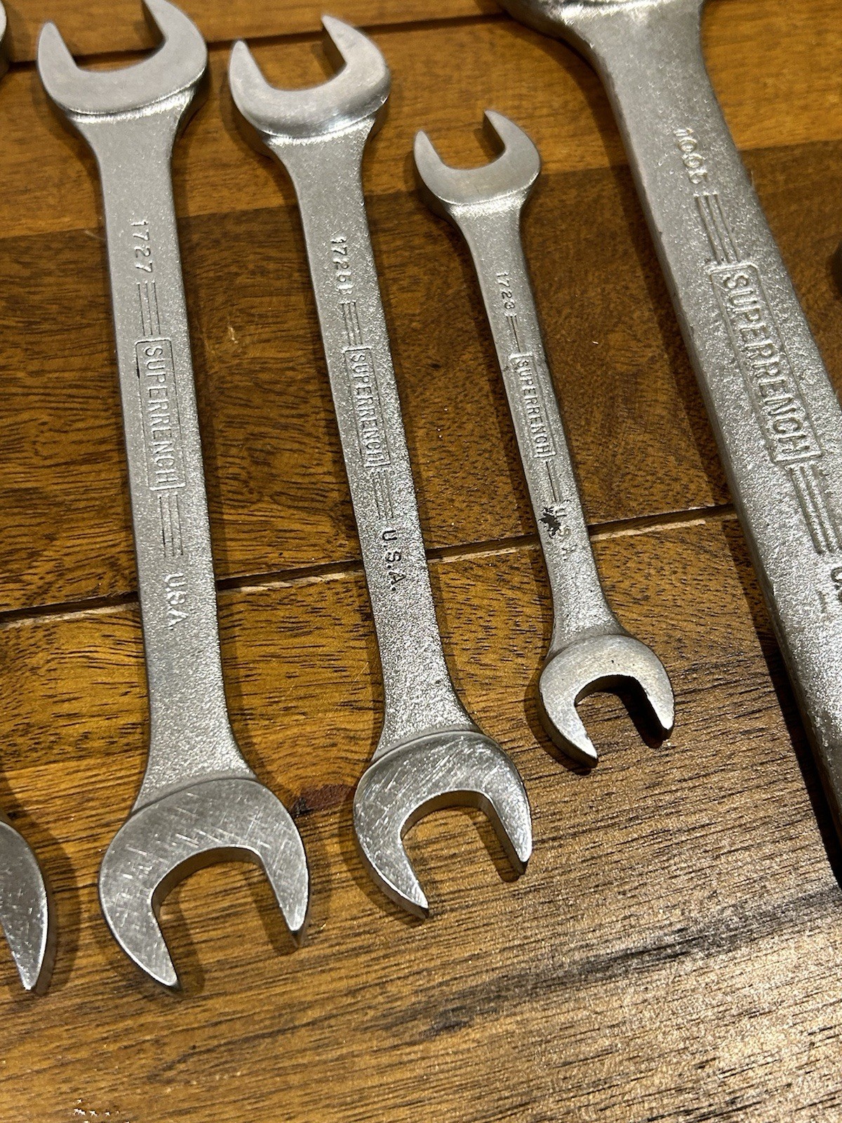 Rare Vintage J.H. Williams Wrench Set SUPERRENCH 9 Pcs. USA