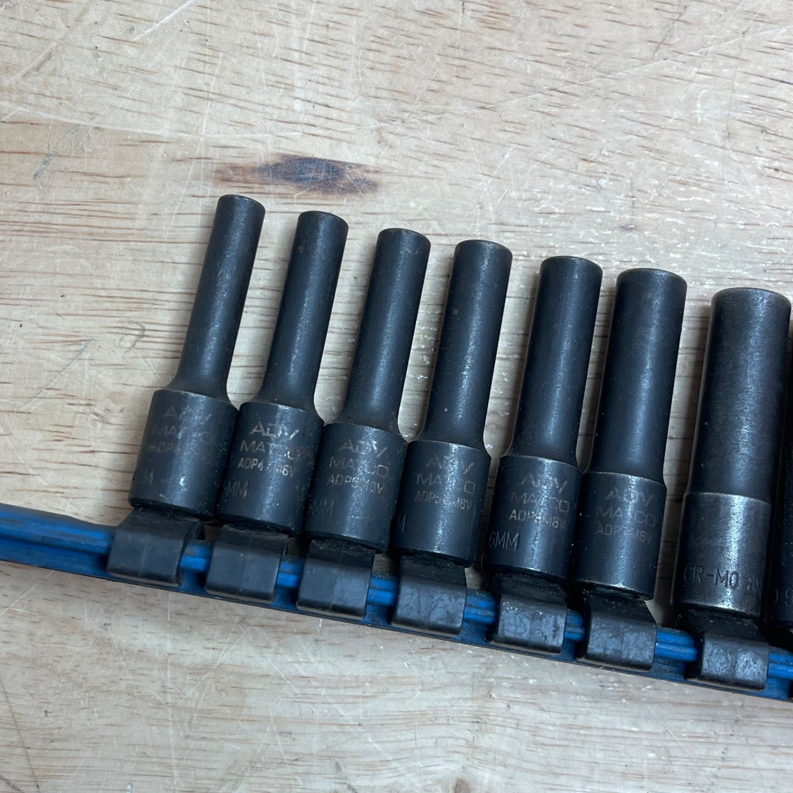 MATCO ADV 1/4″ Drive, 14pc Deep Socket Set, 6pt, ***11-SNAP -ON 15mm-CORNWALL**