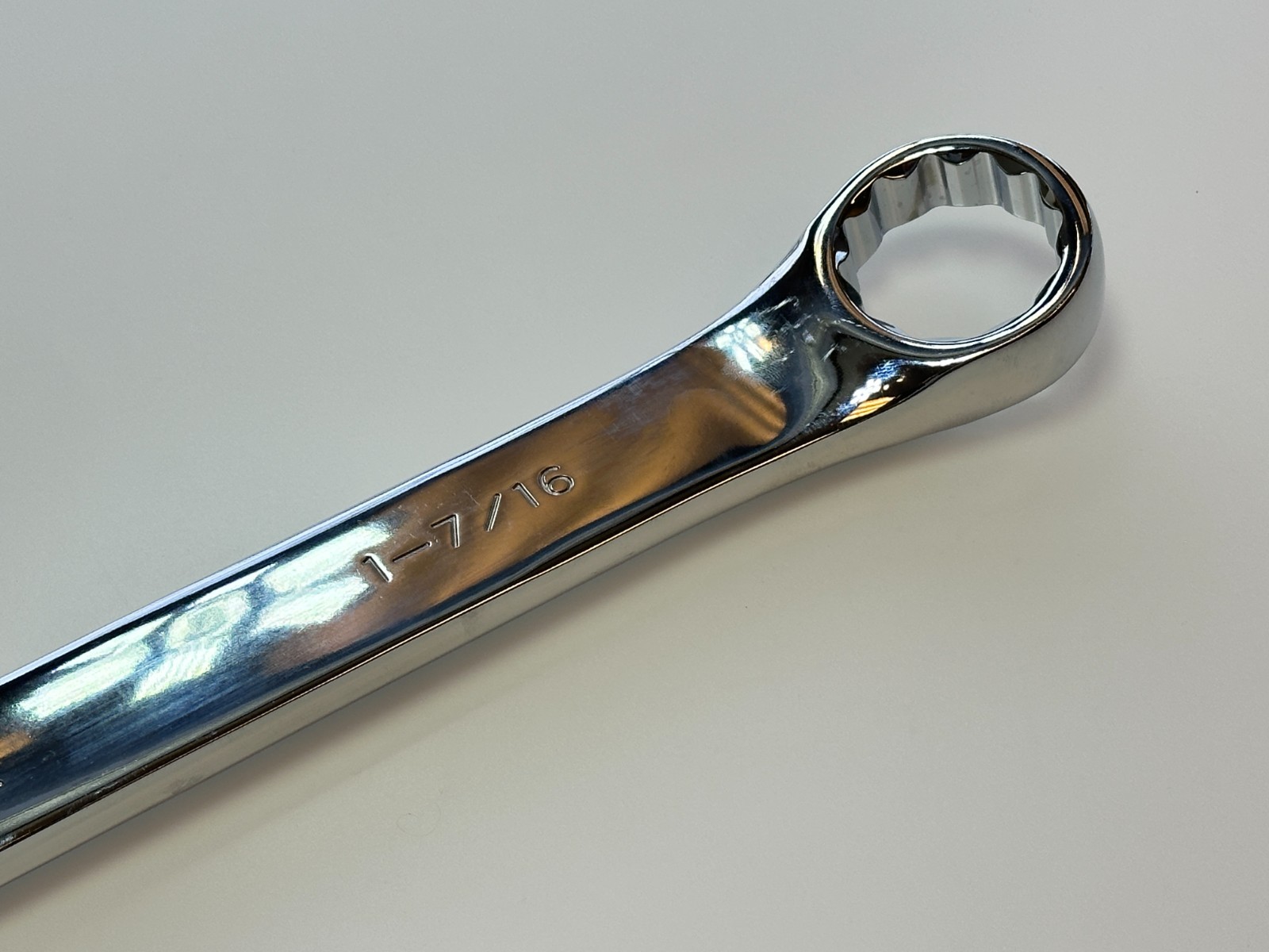 NEW SK Tools USA 88246 SAE 1-7/16″ Full Polish Combination Wrench, 12 Point, NOS