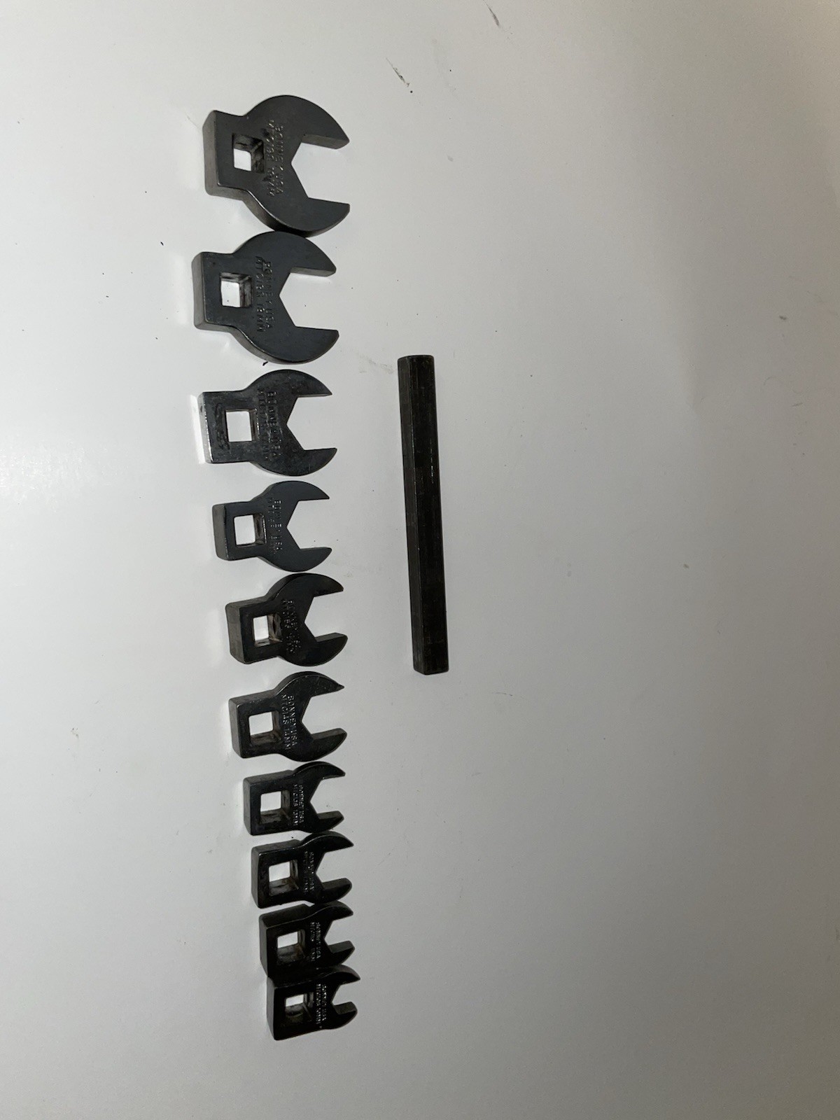 Bonney 10mm-19mm Crow Foot Socket Wrench (USA)