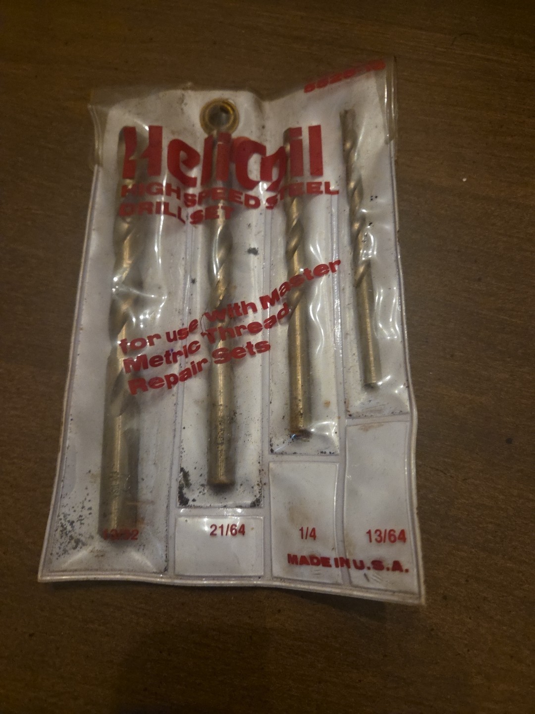 HeliCoil Tools 5525- 15 SAE High Speed Steel Drill Set for Master Thread Repair