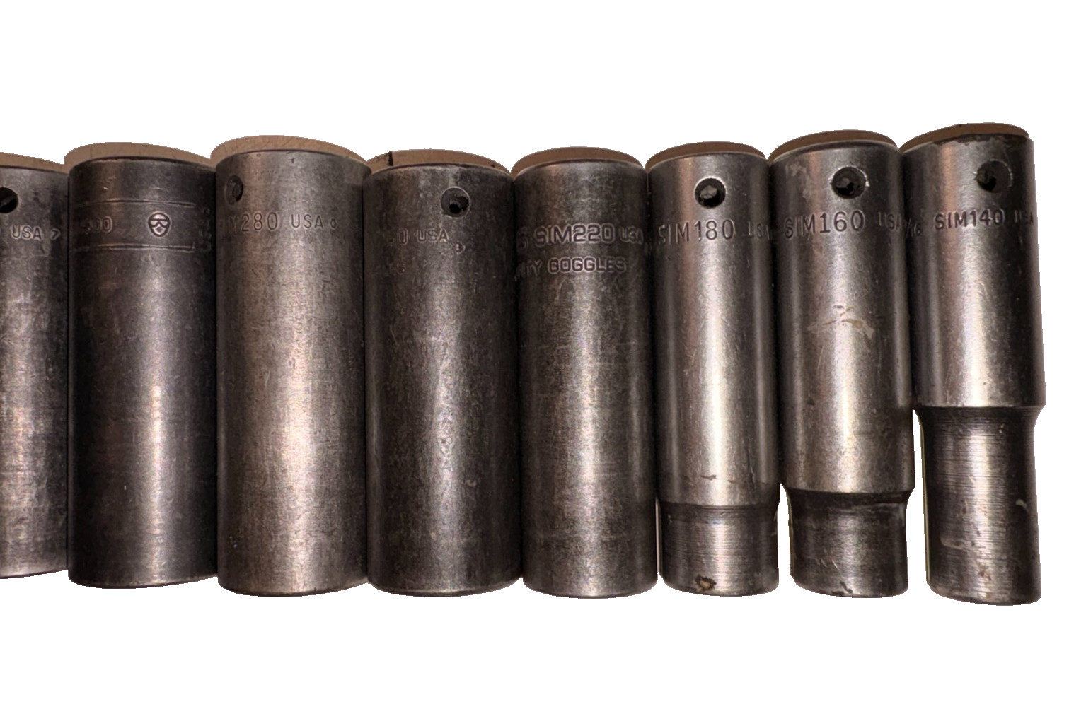 Snap On Tools 12 Piece Impact Socket Set SIM420H – SIM140 Made in USA Set of 12
