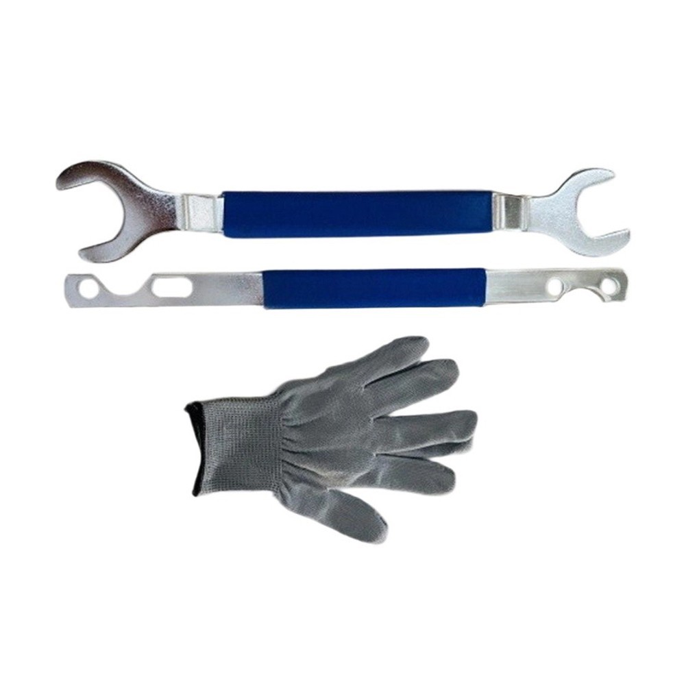 Rust Resistant Chrome Plated Fan Removal Tool Set with Extended Leverage Design