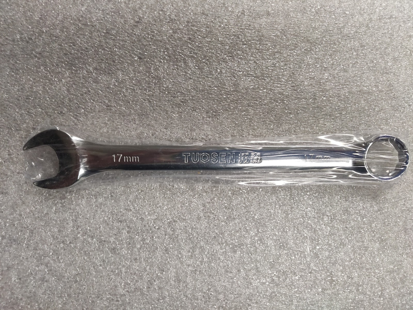 NEW High Quality Chrome Vanadium Steel Combination Wrench, 17mm
