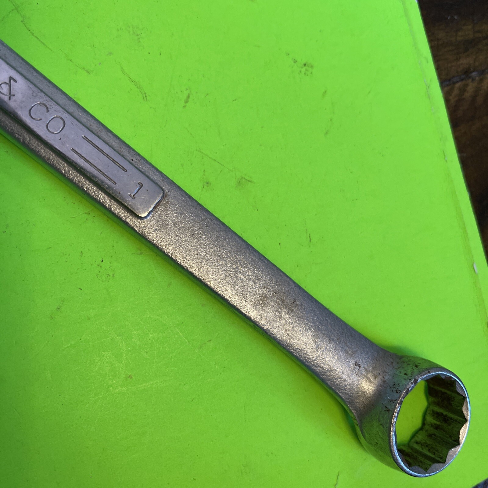 JH Williams Superrench – 1” Combination Wrench, 12 Point , Part# 1170 Vtg USA