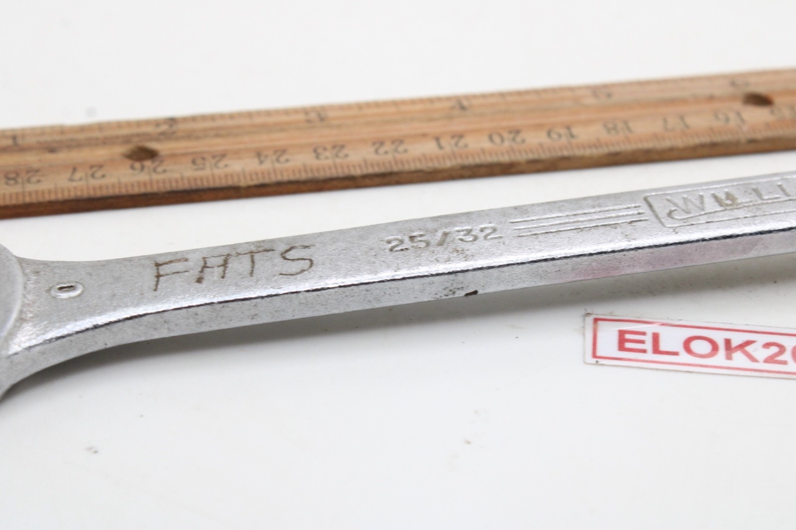 Williams 1166A Superrench 25/32” 12 Point SAE Combination Wrench 11-3/8″ USA