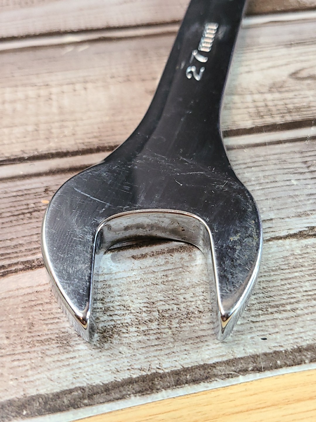 SK Tools 27mm x 30mm Double Open Ended Wrench 86527 – Made In USA