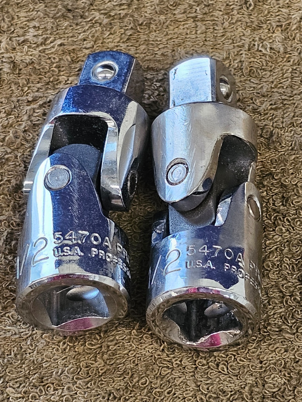 2 Proto Professional Universal Swivel Socket 1/2″ Drive 5470A USA