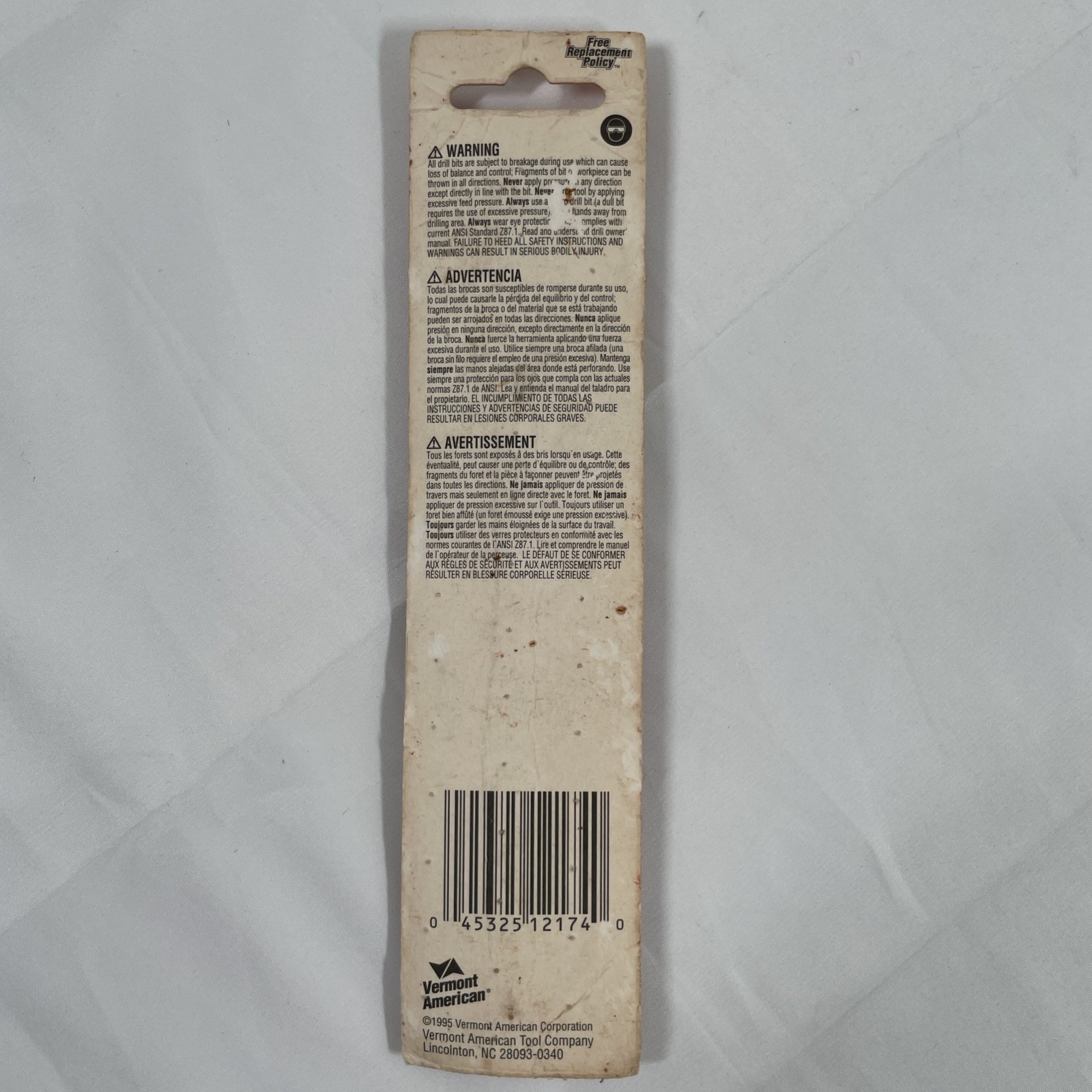 Vermont American 3/8″ Steel Drill Bit Sidewinder 12174 USA MADE BRAND NEW