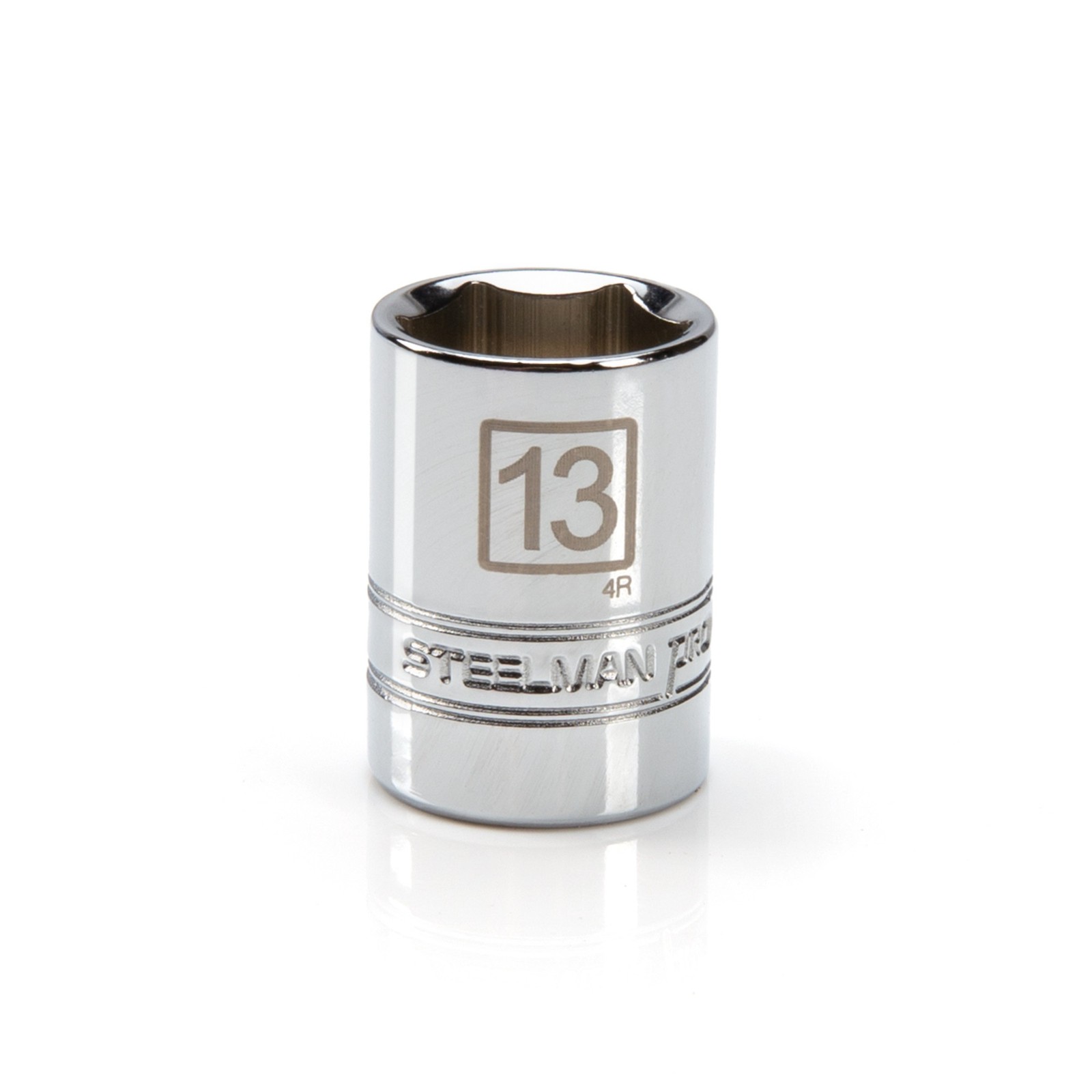 Steelman 12-pc 1/4 in. Drive Shallow Depth 6-pt Chrome Metric Socket Set 78167